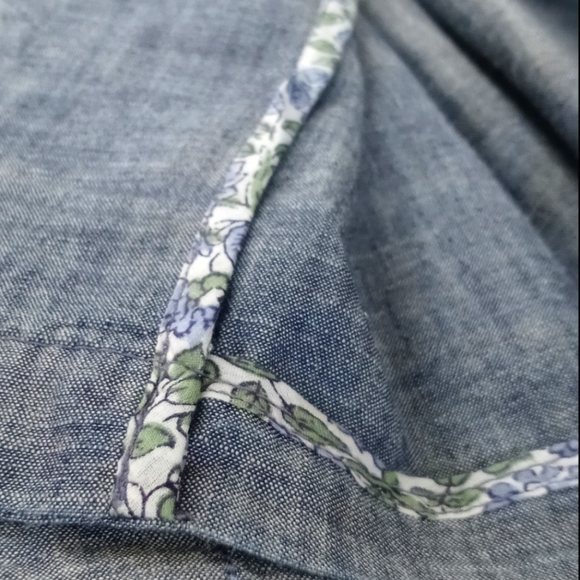 *Relisted* 🌿 Gap Women's Denim Blue Bolero /Swing Jacket 3/4 Sleeve S - Picture 10 of 16